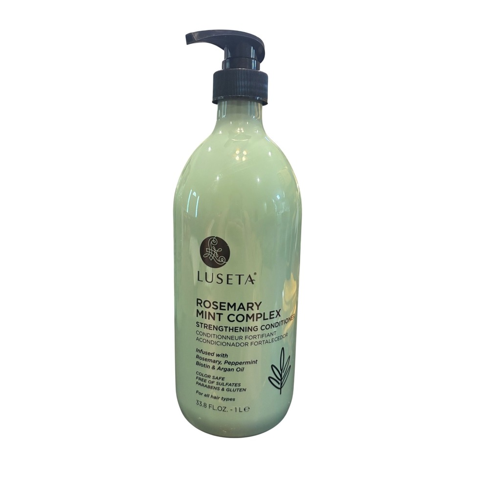 Luseta Rosemary Mint Complex Strengthening Conditioner 33.8oz 1L Salon Size Pump